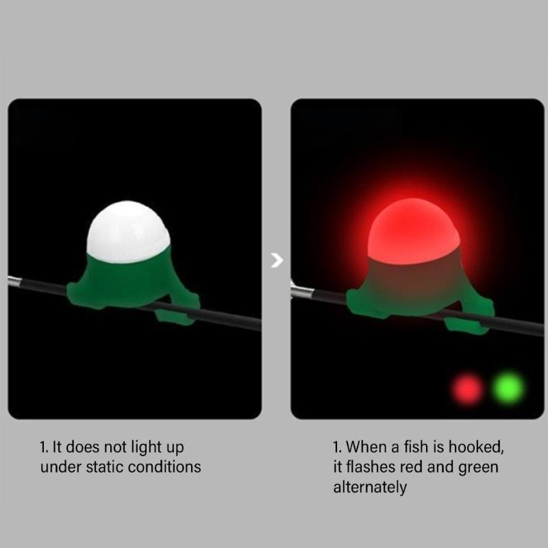 2 In 1 LED Light Strikes Electronic Fish Alarm Motion Sensor Rod Sensor Light