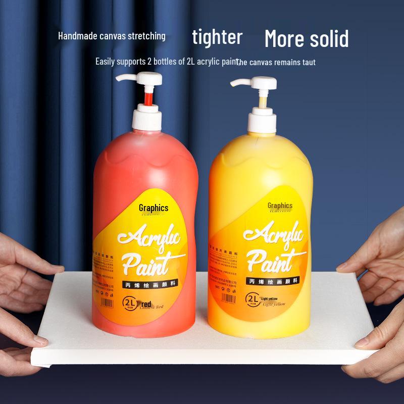 Framed Pure Cotton Linen Canvas for Children's Oil Painting Practice