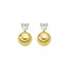 Luxenter Earrings with Brilliant Zirconia 18k Gold Finish - Miora