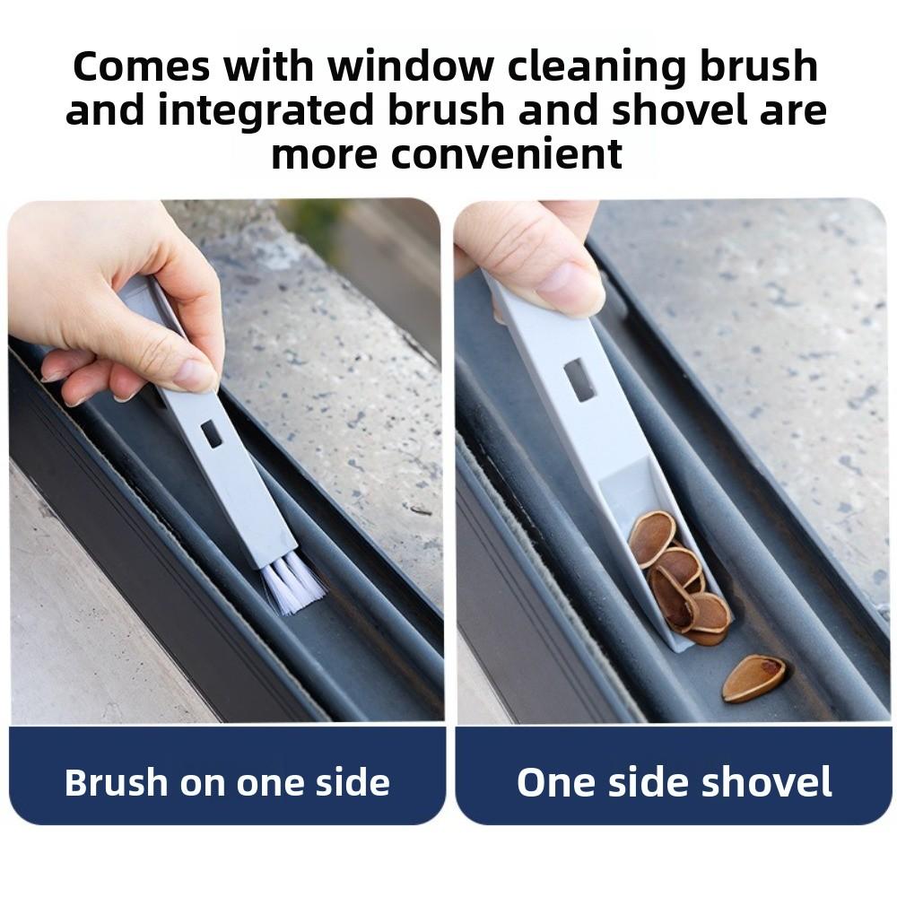 Limpiacristales de Ventana Alto Ajustable con Mango Ergonómico y Palo Extensible