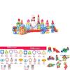 Multicolor Magnetic Building Blocks With Good Abrasion Resistance For Creative Kids