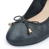 New Soft-Soled Egg Roll Shoes Black All-Match Shallow Mouth Women's Single Shoes Bow Comfortable Maternity Shoes