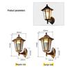 Retro Hexagonal Antique Bronze Waterproof Outdoor Wall Light for Balcony, Corridor, Garden, Villa
