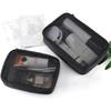 Mesh Makeup Bag, 3 Pcs Makeup Bag Set, Lightweight Mesh Cosmetic Bag with Zipper (S, M, L)
