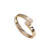 Minimalist Retro Glossy Bracelet: European-American Style, Low-Key Elegance