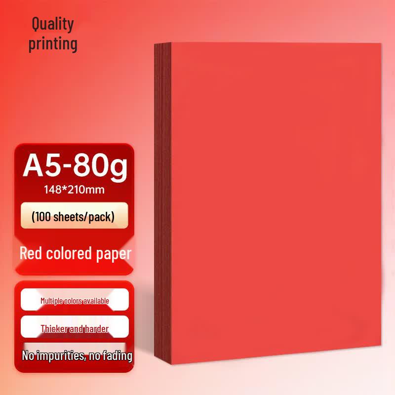Zhiyin A5 80g Color Printing & Craft Paper