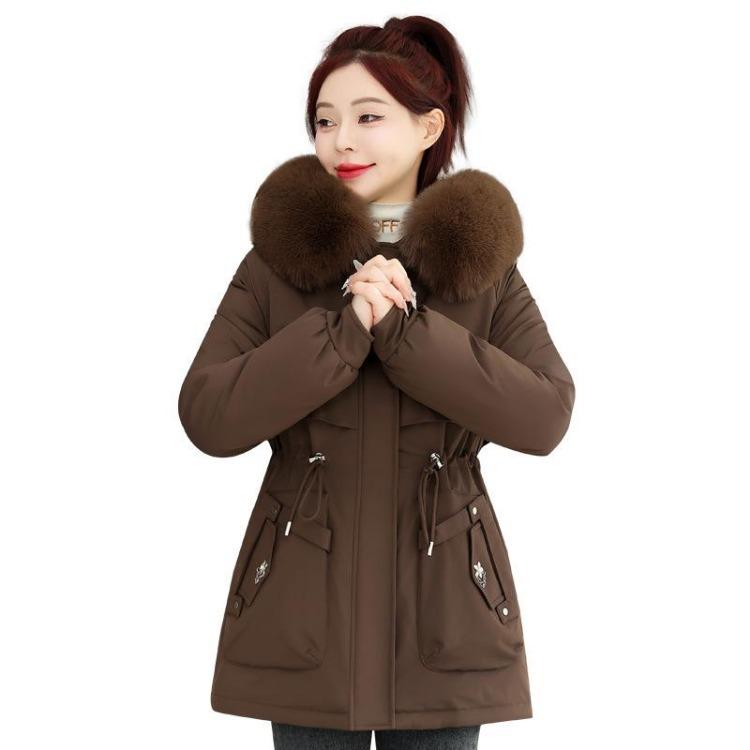 Women Winter New Korean Loose Cotton Padded Jacket Thickened Warm Quilted Coat