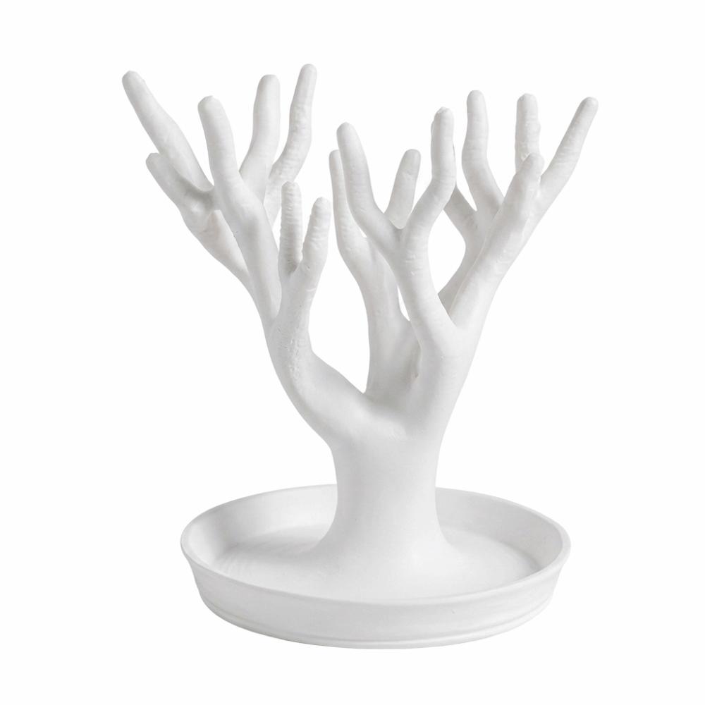 Decorative Figurine Miscellaneous Item Storage Tray Simulated Tree Jewelry Display Stand  Desktop