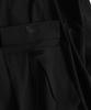 NODU Cargo Tuck Drawstring Wide-Leg Pants [Black]