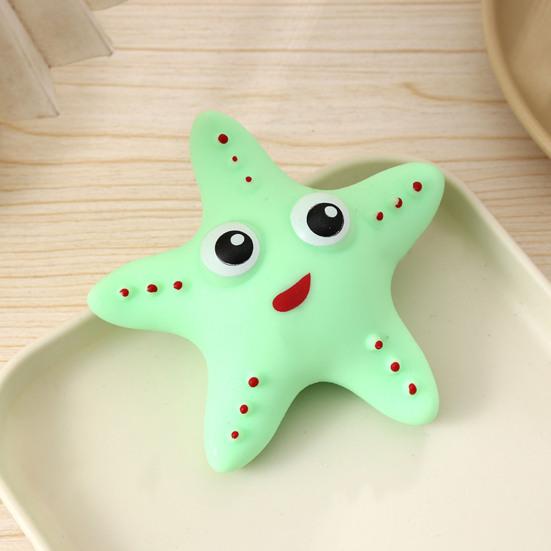 Stress Relief Cartoon Starfish Toy Decompression Star Shape Stress Ball Anti-anxiety Flour Filling