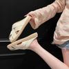 Casual version of baotou half slippers women's summer new outer wear one pedal lazy woven pig cage cool slippers