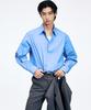 Tienjiti Comfort Cotton Shirt (Blue) Tnsh6E100B2