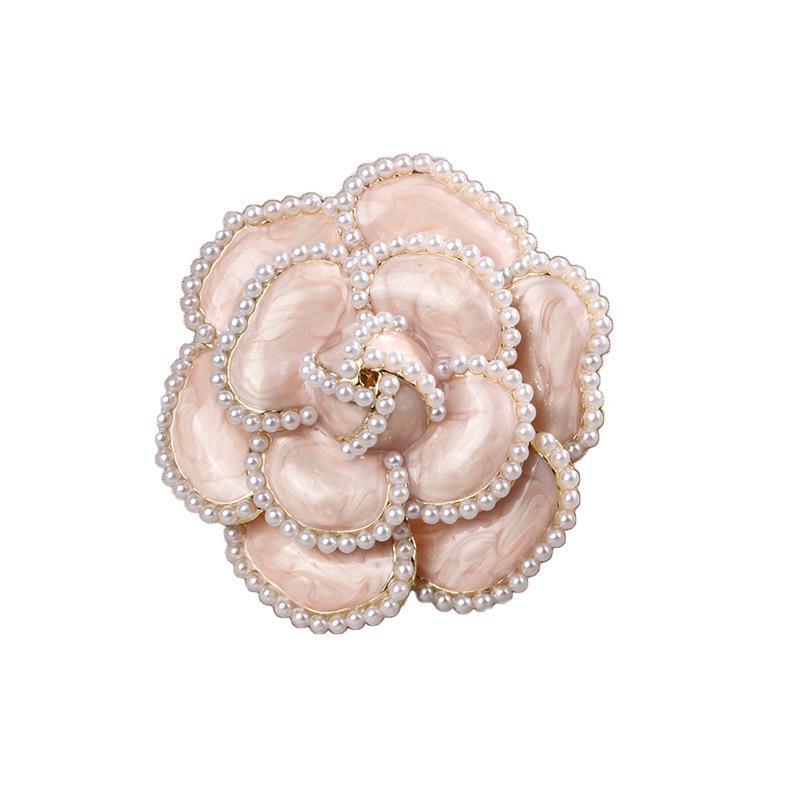 Classic Camellia Brooch - European, American & Korean Style Coat Accessory