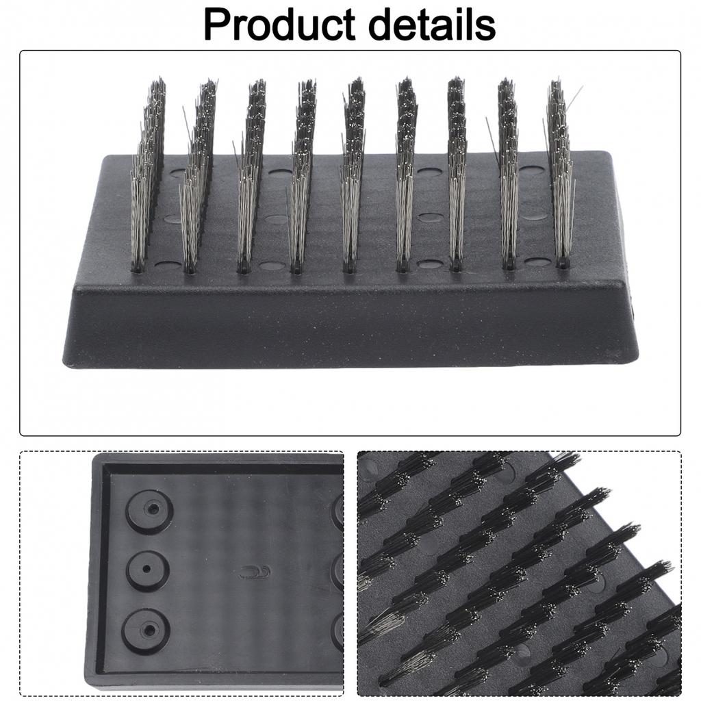 Stainless Steel Wire Brush BBQ Grill Cleaning Brush