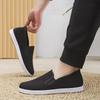 New Style Old Beijing Men's Cloth Shoes - Breathable, Thick Bottom, Casual Slip-On for Middle-Aged and Elderly