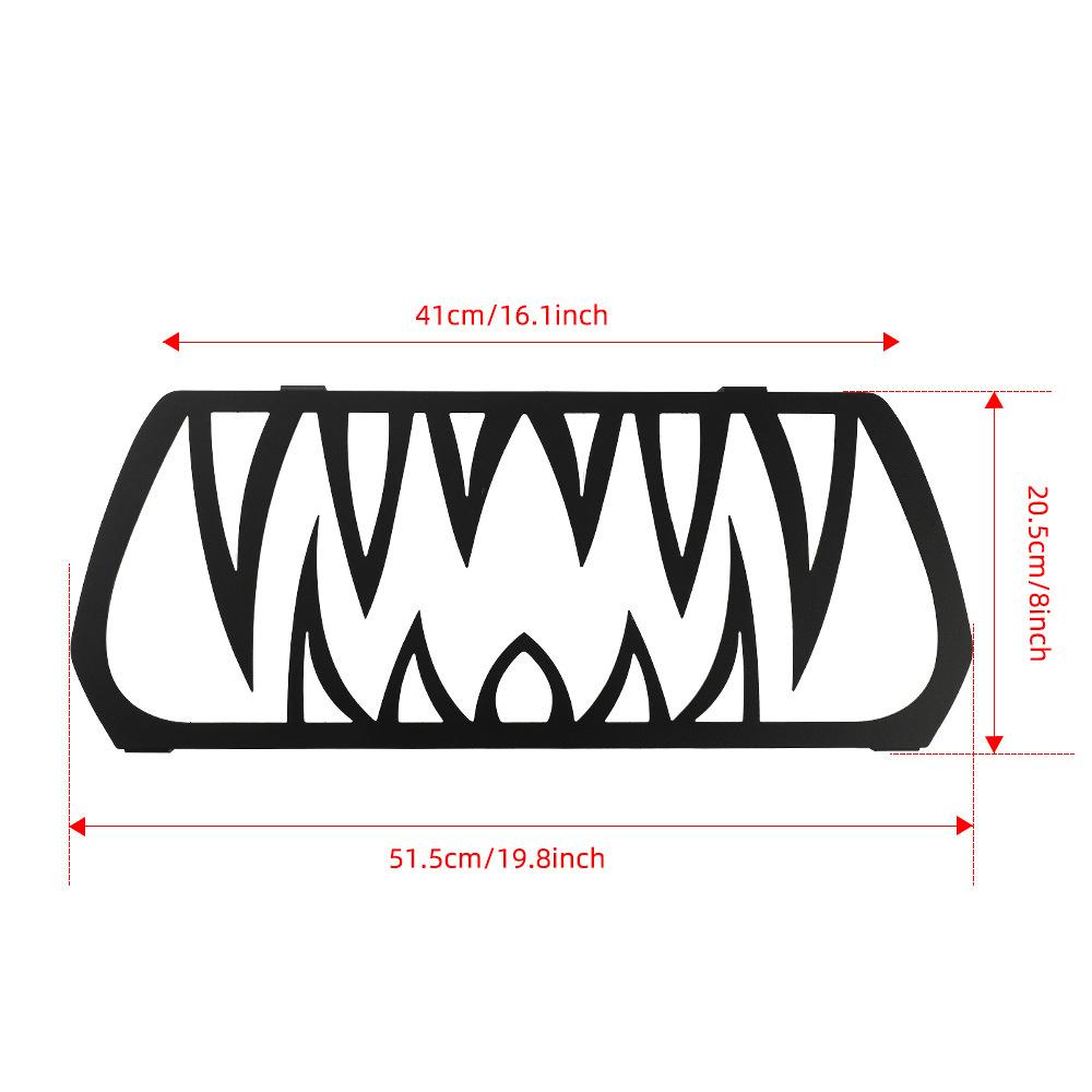 1 x Front Grille Teeth Insert Fits for Can-Am Ryker all models 2019-2024