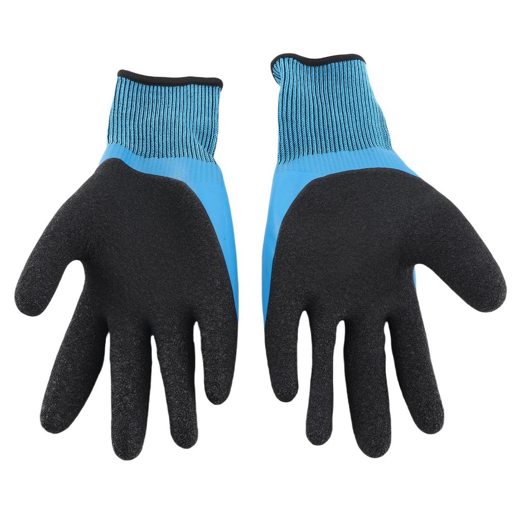 Pair of Electrical Insulated Gloves Flame Retardant Antislip Textured Voltage Resistance 400V Electrician Gloves
