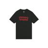 T-Shirts Men's Black Crew Neck Moderate Heavyweight 17783-0198