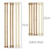 4pcs Bamboo Hanging Rods - Macrame Weaving Poles for Wall Tapestry & Mobile Making