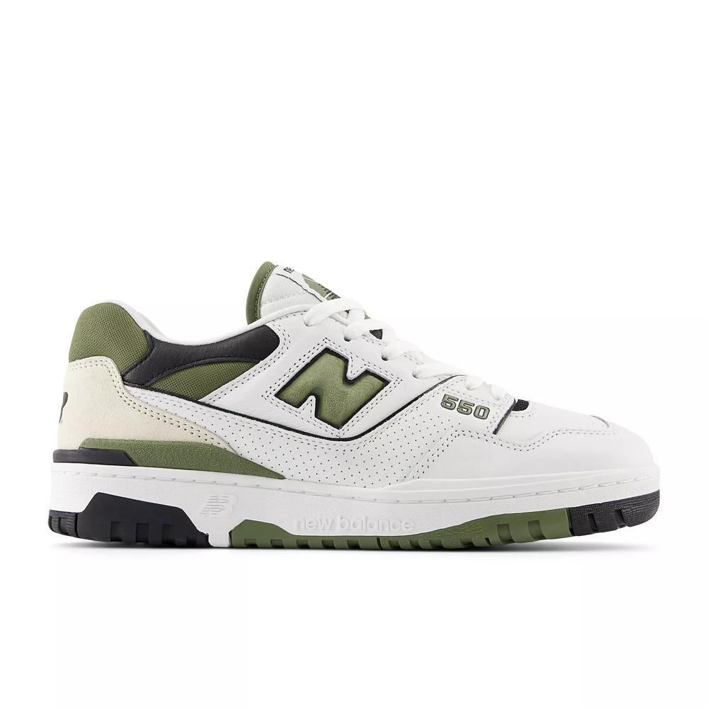 Sneakers New Balance White / Olive / Black Version