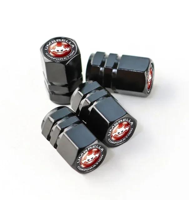 4Pcs Tire Valve Stem Caps, Universal Car Wheel Air Valve Dust Proof Covers for Cars, Trucks, SUVs, Bikes and Motorcycles Amagi