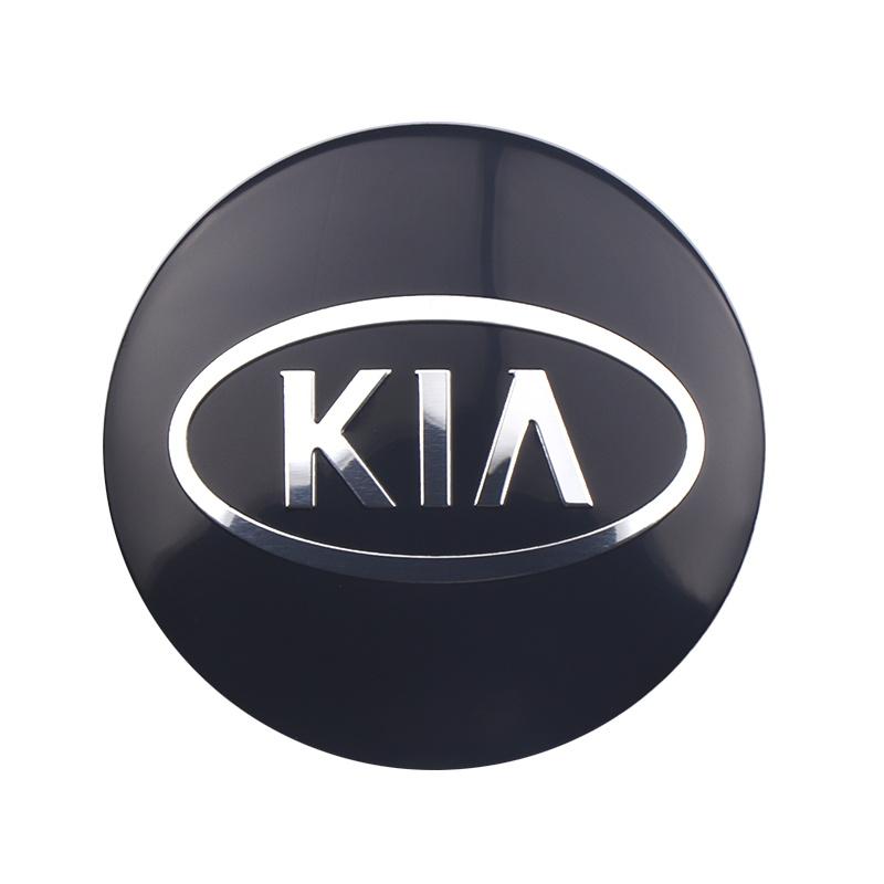 2026 Hot Car Sticker 4Pcs Car Aluminum Alloy Wheel Center Hub Cap Tire Rim Cover Decoration For KIA K5 Stinger RIO Sorento Pican