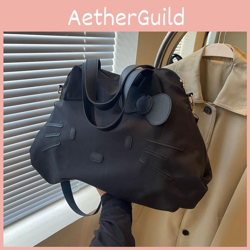 Tote Large Capacity Bag For Business Oxford Material Zipper Pocket