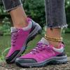 Women's Comfortable Thick Soled Shoes Especially Mesh Anti Slip Durable Walking Shoes Outdoor Activities Hiking Travel Sneakers