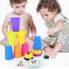 Stacking Cup Set Interactive Early Education Skill Development Durable Stacking Cups Toy for Boys