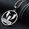 Marca de moda Messi Fútbol Colgante de Acero de Titanio Collar Hip-hop Callejero Collar para Niños