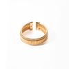 European and American Wide Edge Metal Punk Bracelet: Women's Geometric Irregular Multi-layer Lines