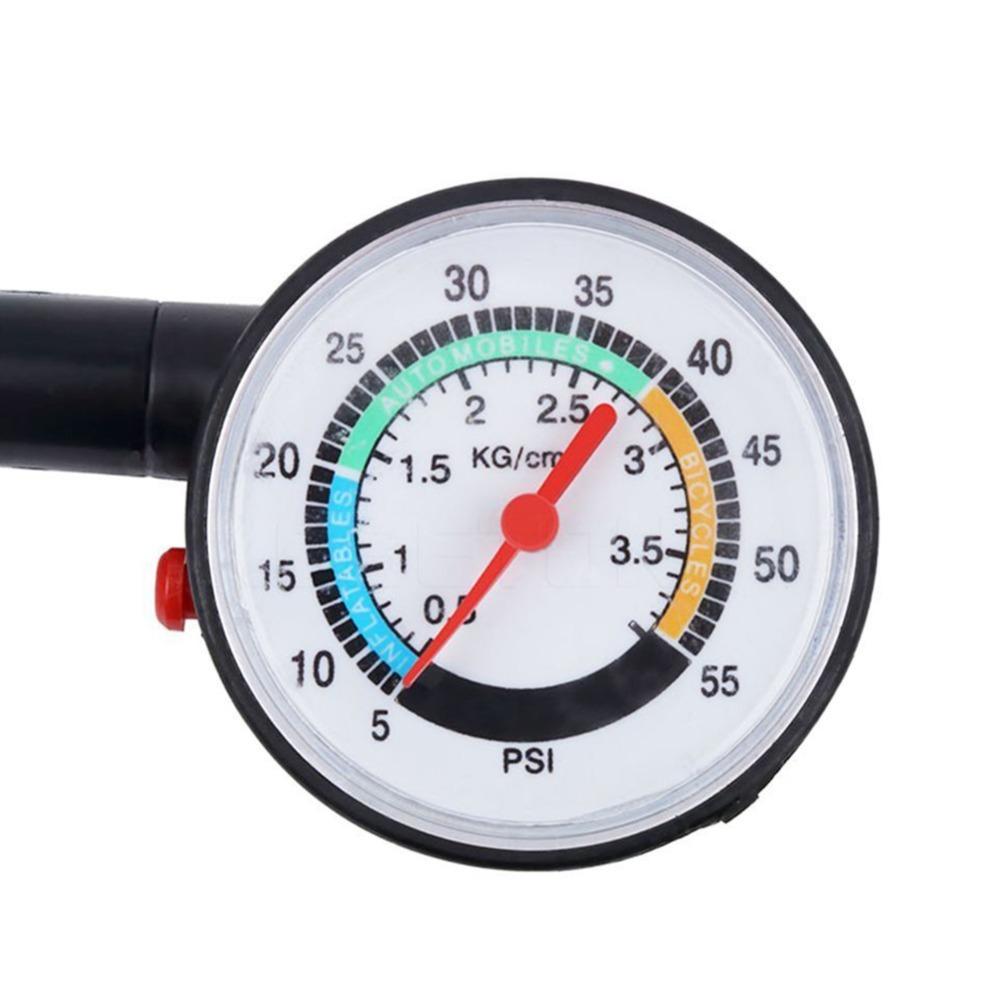 High Precision Car Tire Pressure Gauge Auto Inflation Measurement Plastic Tyre Deflation Pointer Vehicle Tester
