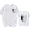 Attack On Titan Japanese Anime T-Shirts For Men And Women, Printed Cotton Short Sleeve T-Shirts, Oversized Fashion T-Shirts