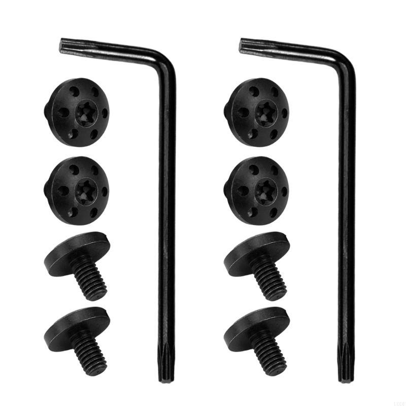 4Piece Stainless Steel Grips Screw Customize for 92FS M9 Enthusiasts
