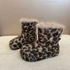 Autumn Winter Fur Snow Boots Comfortable Round Toe Height Increasing Short Boots Size 35-40 Female Cozy Warm Shoes Botas Mujer