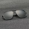 Mens Pilot Aviator Black Sunglasses Protection Shades Polarized Sunglasses