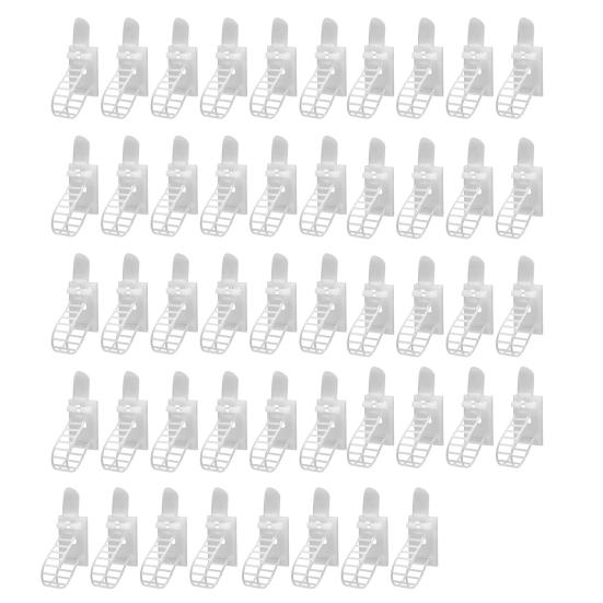 24/48Pcs Christmas Garland Hanger Adjustable Garland Hooks Ties Christmas Stocking Holder Reusable