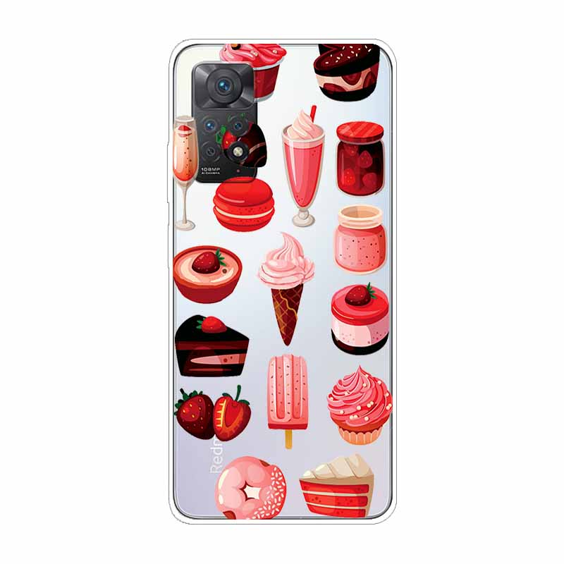 For Xiaomi Redmi Note 11 Pro 5G Case Transparent Soft TPU silicon Phone Cover For Xiaomi Redmi Note11 Pro 4G Case Clear Funda