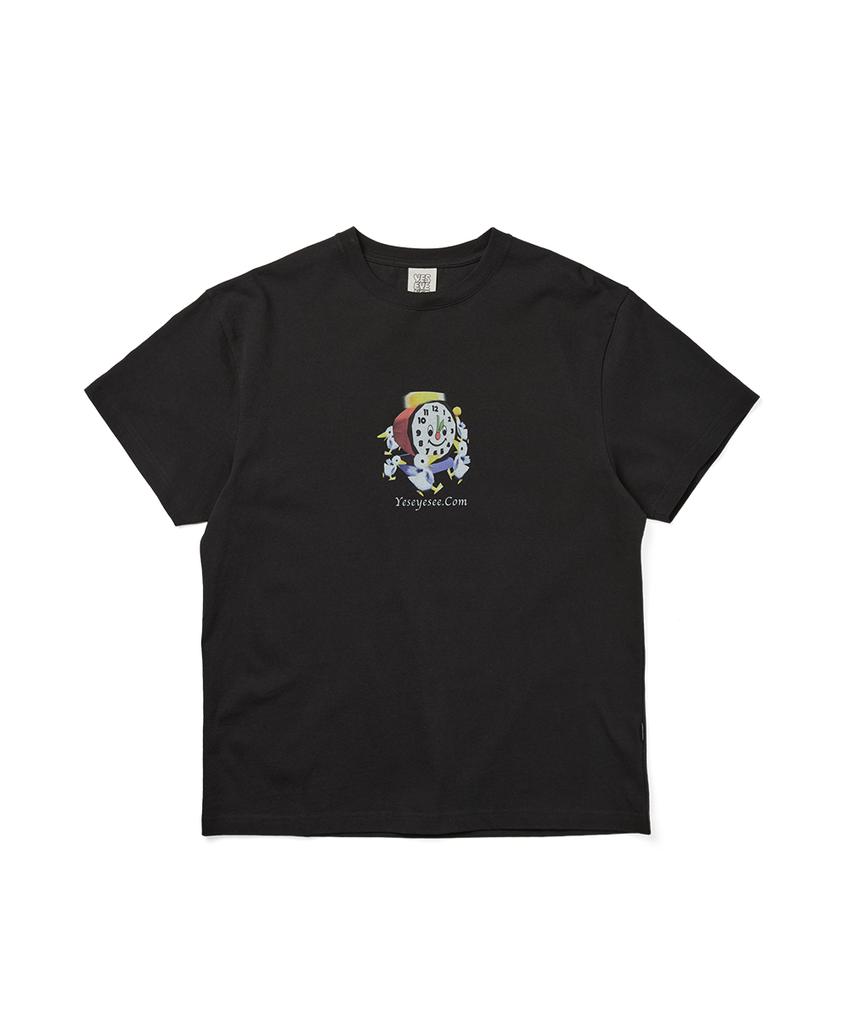 YESEYESEE Y.E.S Wake Up Tee Black