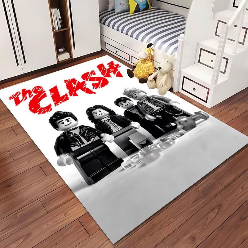Lego Style The Clash Carpet Suitable As a Non-slip Mat for the Living Room or Bedroom Sofa