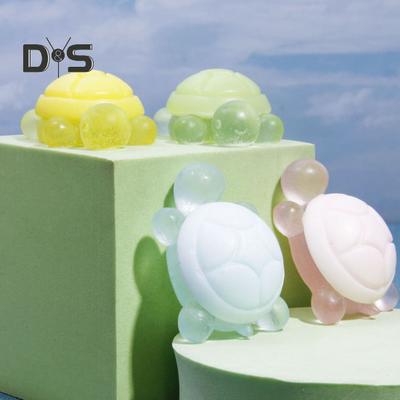 4Pcs Little Turtle Handmade Essential Oil Soap Natural Fragrance Soap for Kids Cute Turtle Shape Soap Kids Cleansing Bath Moisturizing Scented Soap