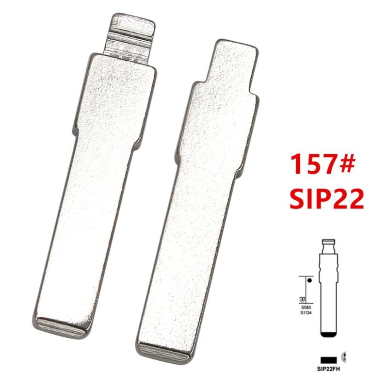 Upgrades Car Key Blank SIP22 Strong Metal Replacement Auto Key Blank Accuracy Cut Order Car Keys Suitable for Car