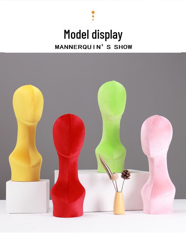 Mannequin Head Stand for Hats, Wigs, Scarves, and Accessories