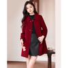 Women's Simple Elegant Mid-length Wool Blend Coat