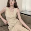 2026 Elegant French-Style Knit Summer Dress for Women