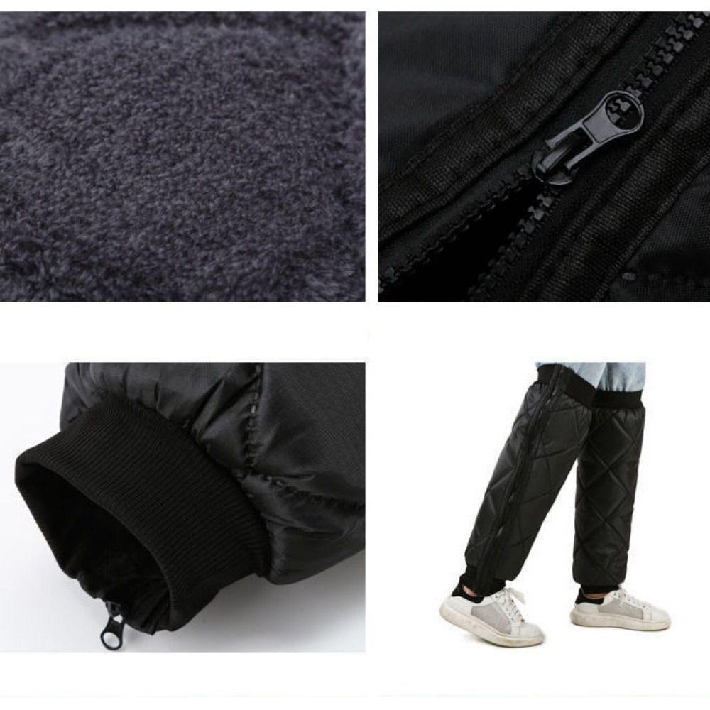 2 pcs Full Chaps Motorcycle Winter Knee Pads Windbreaker Protector Knees Motorcycle