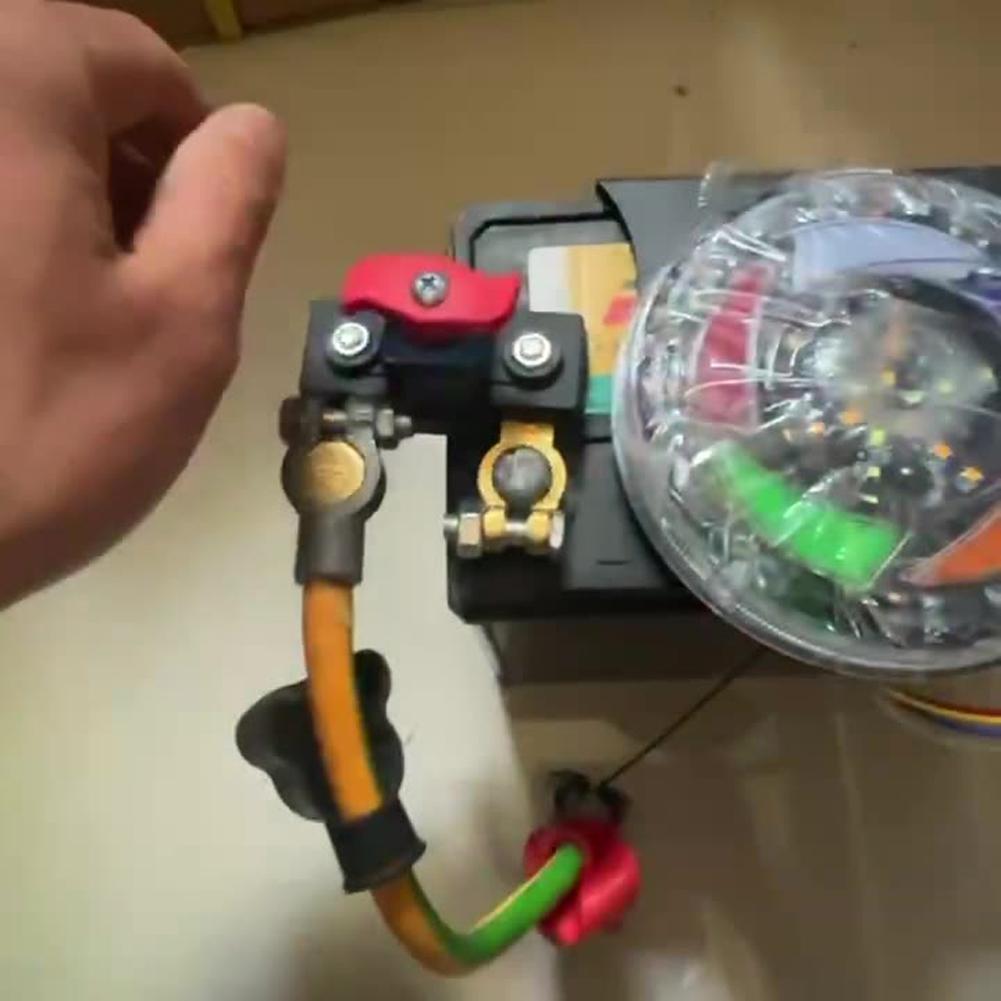 12V Car Battery Disconnect Switch Car Battery Cut Off Switch Anti-leakage Disconnect Isolator Automatic Circuit Breaker