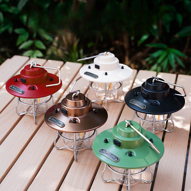 Camping Lantern Portable New Outdoor Lighting Usb Multi-Function Tent Light Touch Remote Control Warm Light Atmosphere Campsite Lamp