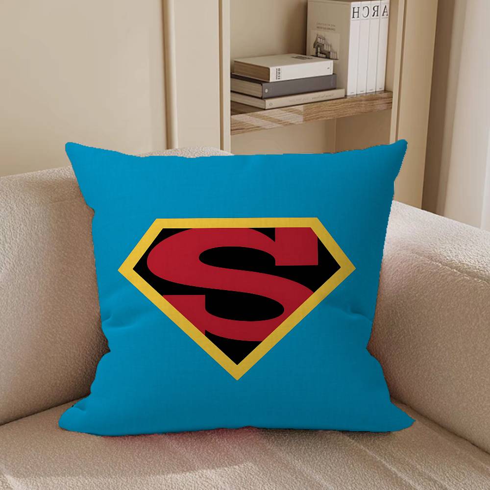 Cool S-SupermanS LOGO Pillow Case Removable Washable Cushion Cover – All-Season Soft Linen