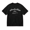 Men's T-shirt With White AMATEURISH Graphic Unisex Black Cotton Tee Summer